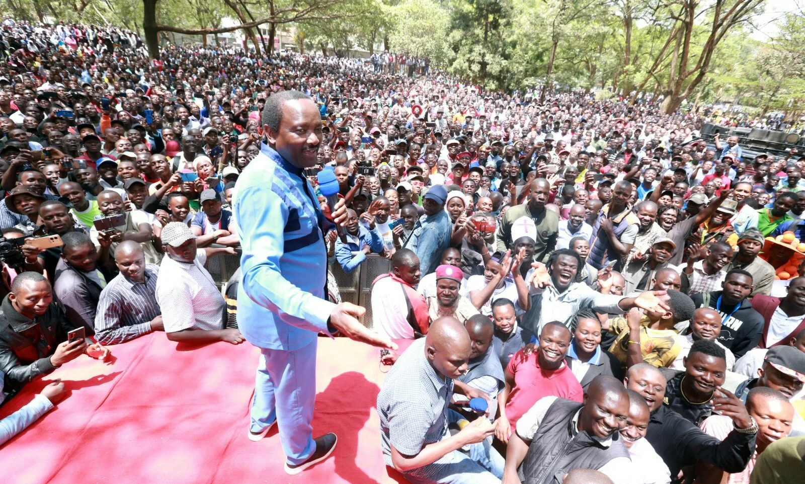 Kalonzo moves the crowd by asking Kenyans to do this when the American First Lady arrives in the country.