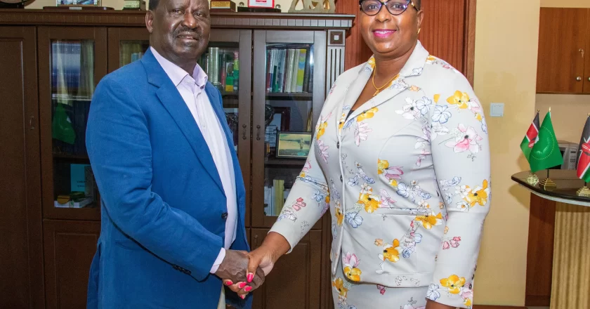 Raila Odinga Holds Gender Principle Meeting with Aisha Jumwa