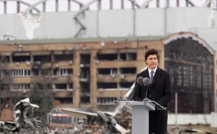 Trudeau Commits $3 Billion Security Aid to Ukraine on 2nd Anniversary of Russian Invasion