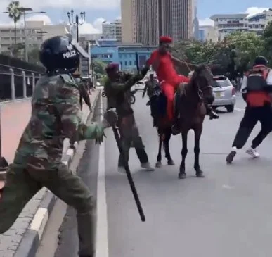 Comedian Eric Omondi Arrested Outside Parliament