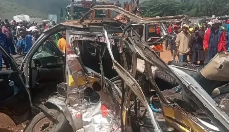 Tragic Collision Claims Ten Lives as Trailer Rams Matatu in Mai Mahiu