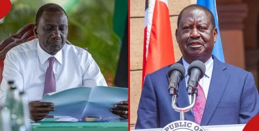 Kenyans React as Raila Joins Ruto During Signing of IEBC Amendment Bill